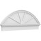 Ekena Millwork Segment Arch 4 Spoke Architectural Grade PVC Combination Pediment, 52"W x 19-7/8"H x 2-3/4"P PEDPC052X200SEG04 - alternate 1